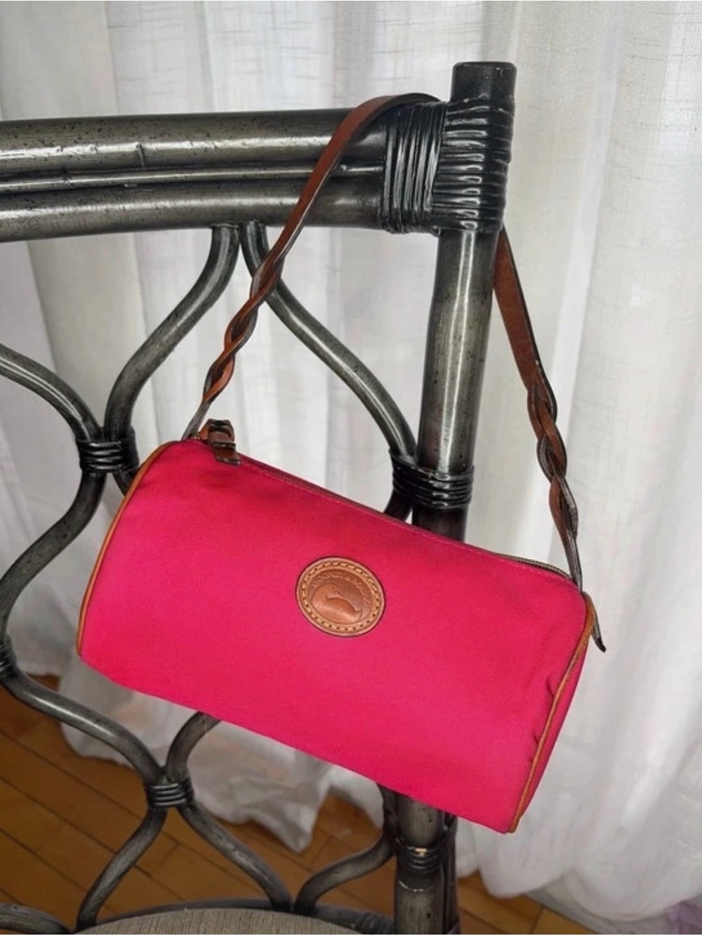 Dooney & Bourke Pink Barrel Shoulder Bag